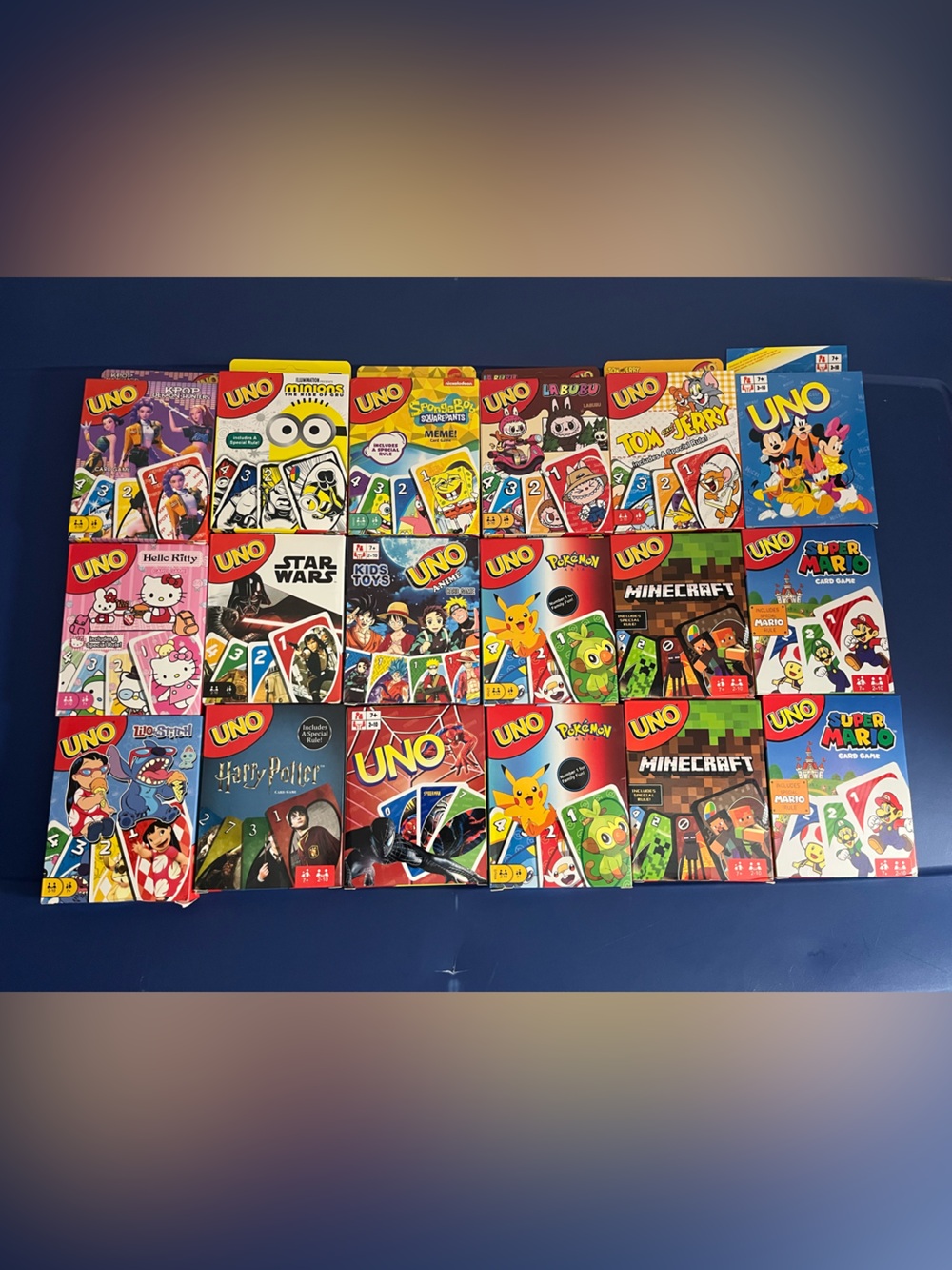 Kids Trading Card Decks - Assorted Character Editions (Red, Yellow, Green, Blue)